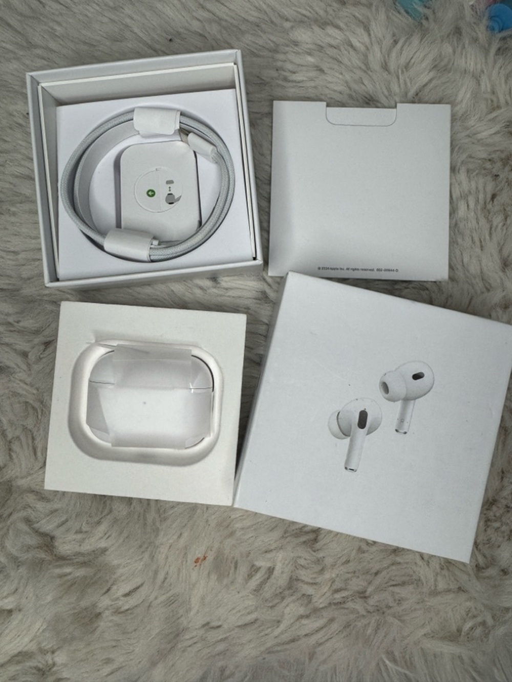 Apple White AirPods Pro Replacement Box and Cable Accessories